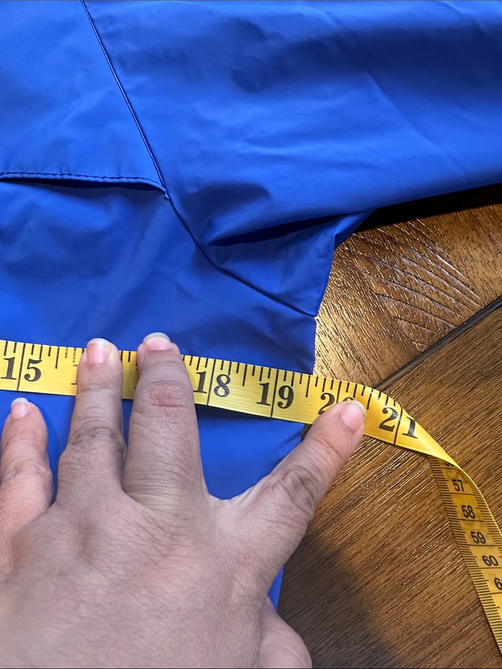 Columbia Royal Blue Hooded Raincoat - Picture 11 of 12